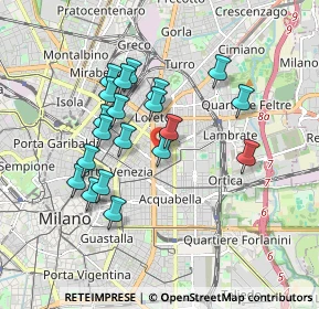 Mappa Largo Celestino Usuelli, 20133 Milano MI, Italia (1.581)