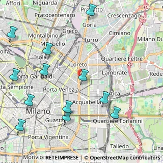 Mappa Via Vincenzo Vela, 20133 Milano MI, Italia (2.69917)