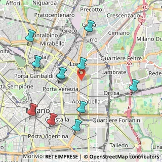 Mappa Via Vincenzo Vela, 20133 Milano MI, Italia (2.28545)