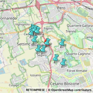 Mappa Via E. Fermi, 20146 Milano MI, Italia (1.43667)