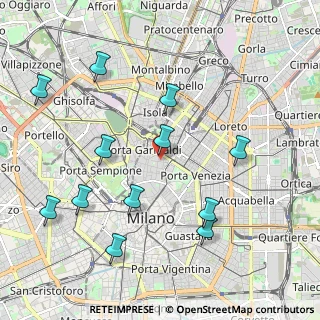 Mappa Via Parini Giuseppe, 20121 Milano MI, Italia (2.25917)