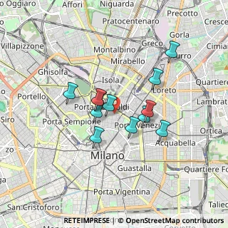 Mappa Via Parini Giuseppe, 20121 Milano MI, Italia (1.3225)