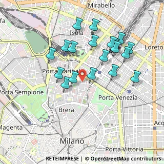 Mappa Via Parini Giuseppe, 20121 Milano MI, Italia (0.921)