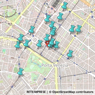 Mappa Tunisia Lazzaretto, 20124 Milano MI, Italia (0.438)