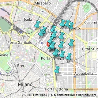Mappa Tunisia Lazzaretto, 20124 Milano MI, Italia (0.6465)