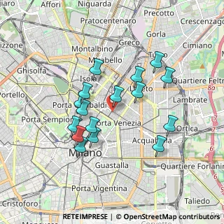Mappa Tunisia Lazzaretto, 20124 Milano MI, Italia (1.60688)