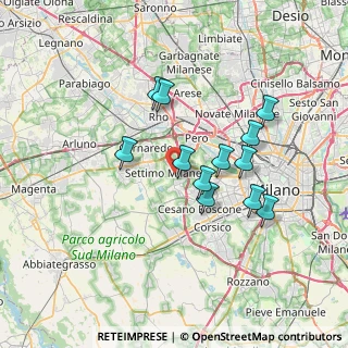 Mappa 20019 Settimo Milanese MI, Italia (6.14417)