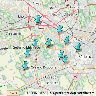 Mappa Via Novara, 20153 Milano MI, Italia (3.97385)