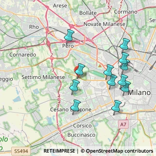 Mappa Via Novara, 20153 Milano MI, Italia (4.0075)