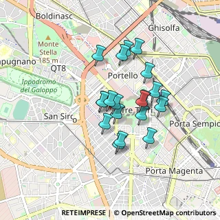 Mappa Via dei Carracci, 20149 Milano MI, Italia (0.6685)