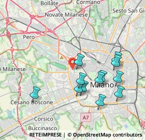 Mappa Via Giuseppe Biancardi, 20149 Milano MI, Italia (3.76333)