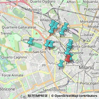Mappa Via Giuseppe Biancardi, 20149 Milano MI, Italia (1.47857)