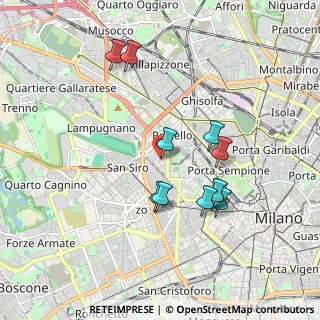 Mappa Via Giuseppe Biancardi, 20149 Milano MI, Italia (1.71727)