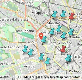 Mappa Via Giuseppe Biancardi, 20149 Milano MI, Italia (2.24933)