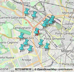 Mappa Via Giuseppe Biancardi, 20149 Milano MI, Italia (1.65929)