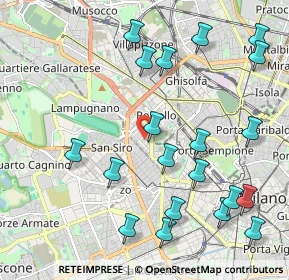 Mappa Via Giuseppe Biancardi, 20149 Milano MI, Italia (2.4245)