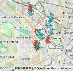 Mappa Via Giuseppe Biancardi, 20149 Milano MI, Italia (1.47727)