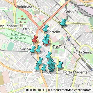 Mappa Via Giuseppe Biancardi, 20149 Milano MI, Italia (0.8735)