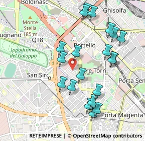 Mappa Via Giuseppe Biancardi, 20149 Milano MI, Italia (1.005)