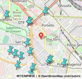 Mappa Via Giuseppe Biancardi, 20149 Milano MI, Italia (1.38533)