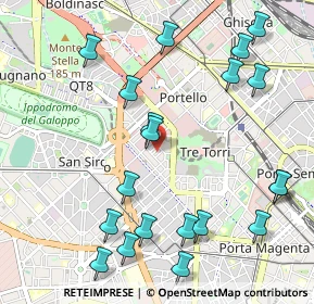 Mappa Via Giuseppe Biancardi, 20149 Milano MI, Italia (1.2315)