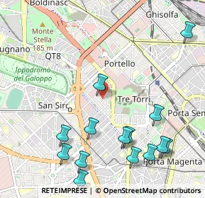 Mappa Via Giuseppe Biancardi, 20149 Milano MI, Italia (1.28929)