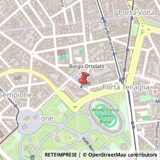 Mappa Via Luigi Canonica, 9, 20154 Milano, Milano (Lombardia)
