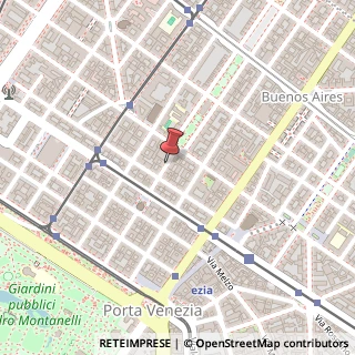Mappa Via Lecco,  20, 20124 Milano, Milano (Lombardia)