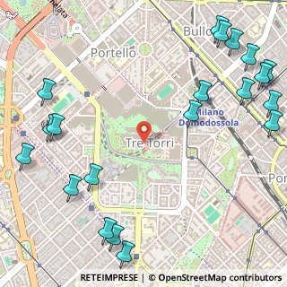 Mappa Piazza Tre Torri, 20121 Milano MI, Italia (0.8065)