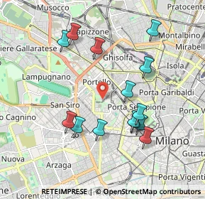 Mappa Piazza Tre Torri, 20121 Milano MI, Italia (1.87571)