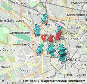 Mappa Piazza Tre Torri, 20121 Milano MI, Italia (1.51211)