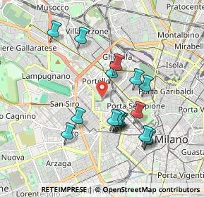 Mappa Piazza Tre Torri, 20121 Milano MI, Italia (1.71353)