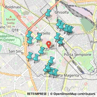 Mappa Piazza Tre Torri, 20121 Milano MI, Italia (0.9045)