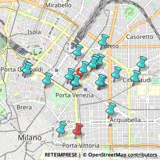 Mappa Via San Gregorio, 20123 Milano MI, Italia (0.877)