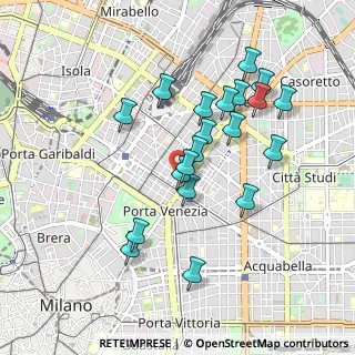 Mappa Via San Gregorio, 20123 Milano MI, Italia (0.858)