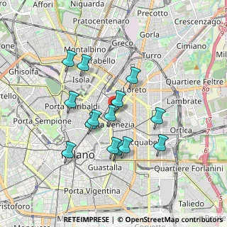 Mappa Via San Gregorio, 20123 Milano MI, Italia (1.57214)