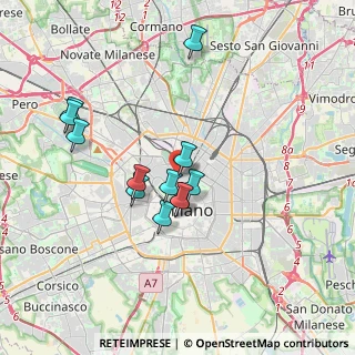Mappa Via della, 20121 Milano MI, Italia (3.11667)