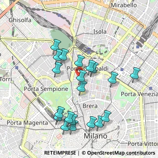 Mappa Via della, 20121 Milano MI, Italia (0.988)