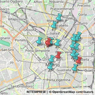 Mappa Via della, 20121 Milano MI, Italia (1.93889)