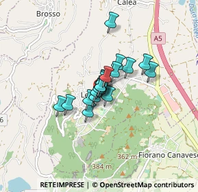 Mappa Via Vittorio Veneto, 10010 Lessolo TO, Italia (0.425)
