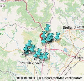 Mappa Via Vittorio Veneto, 10010 Lessolo TO, Italia (10.4845)