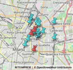 Mappa Via Cecilio Secondo Plinio, 20129 Milano MI, Italia (1.007)