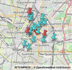 Mappa Via Cecilio Secondo Plinio, 20129 Milano MI, Italia (1.208)