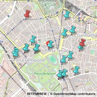 Mappa Via Domenico Balestrieri, 20154 Milano MI, Italia (0.5835)