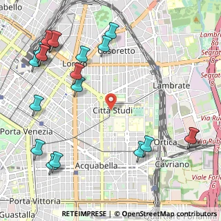 Mappa Piazza Leonardo Da Vinci, 20133 Milano MI, Italia (1.4405)