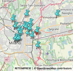 Mappa Via Caduti in Missione di Pace, 20100 Milano MI, Italia (3.6305)