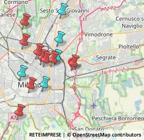 Mappa Via Caduti in Missione di Pace, 20100 Milano MI, Italia (4.20286)