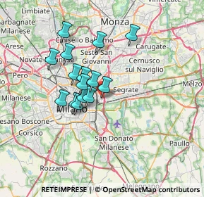 Mappa Via Caduti in Missione di Pace, 20100 Milano MI, Italia (5.374)
