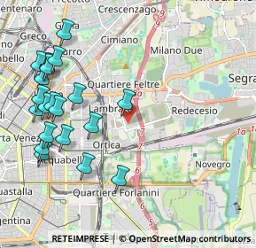 Mappa Via Caduti in Missione di Pace, 20100 Milano MI, Italia (2.452)