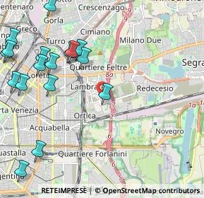 Mappa Via Caduti in Missione di Pace, 20100 Milano MI, Italia (2.75471)